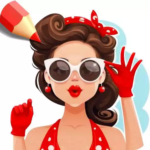 Play Fashion Girls Coloring and Drawing Book APK