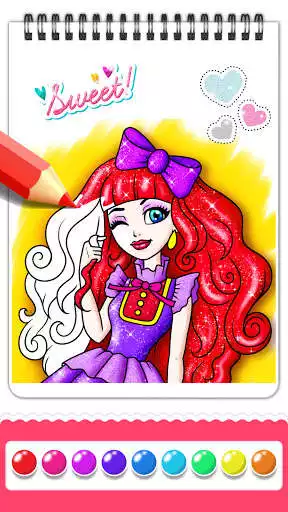 Play Fashion Girls Coloring and Drawing Book as an online game Fashion Girls Coloring and Drawing Book with UptoPlay