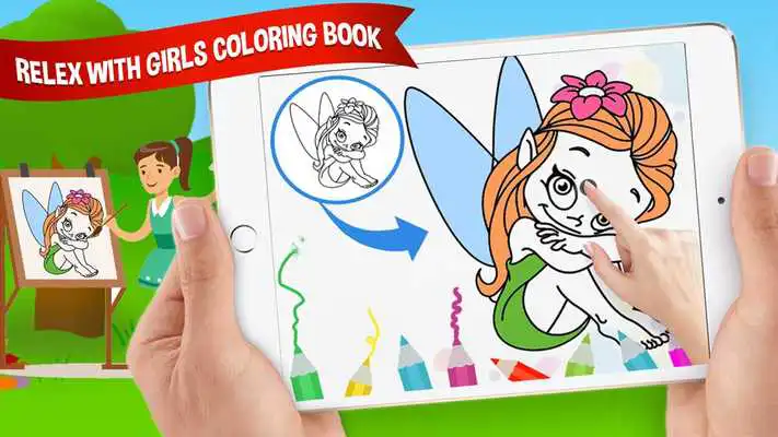 Play Fashion Girls coloring book - Fashion Coloring