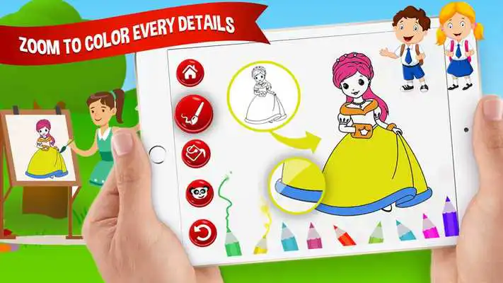 Play Fashion Girls coloring book - Fashion Coloring