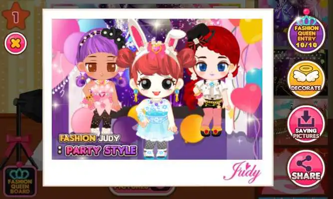 Play Fashion Judy: Party style