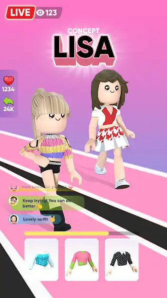 Play Fashion Show - Catwalk Battle as an online game Fashion Show - Catwalk Battle with UptoPlay