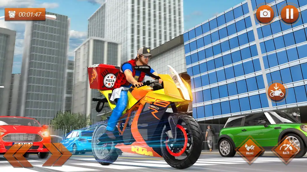 Play Fast Bike Racing Pizza Delivery Boy :Driving Games  and enjoy Fast Bike Racing Pizza Delivery Boy :Driving Games with UptoPlay
