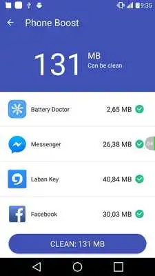Play Fast cleaner- Booster,  Phone cooler