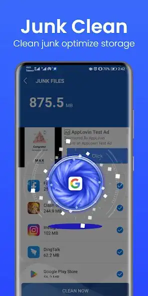 Play Fast Clean: Phone Booster Plus as an online game Fast Clean: Phone Booster Plus with UptoPlay