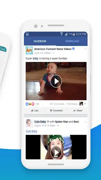 Play Fastest Video Downloader for Facebook as an online game Fastest Video Downloader for Facebook with UptoPlay