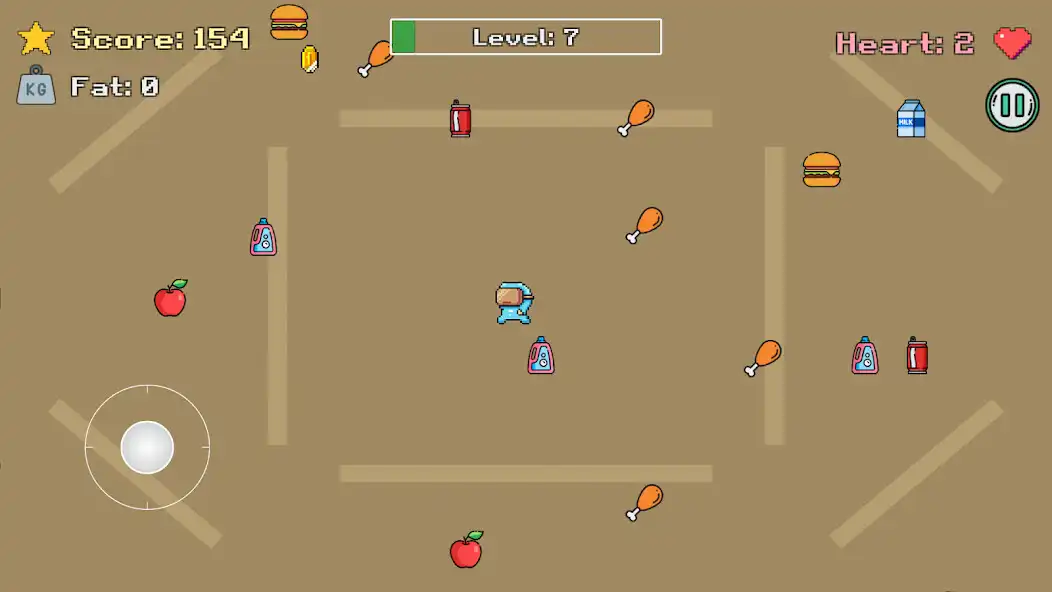 Play Fast Food : Fat Arcade as an online game Fast Food : Fat Arcade with UptoPlay