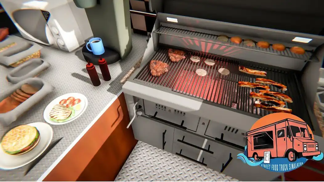 Play Fast Food Truck Simulator as an online game Fast Food Truck Simulator with UptoPlay