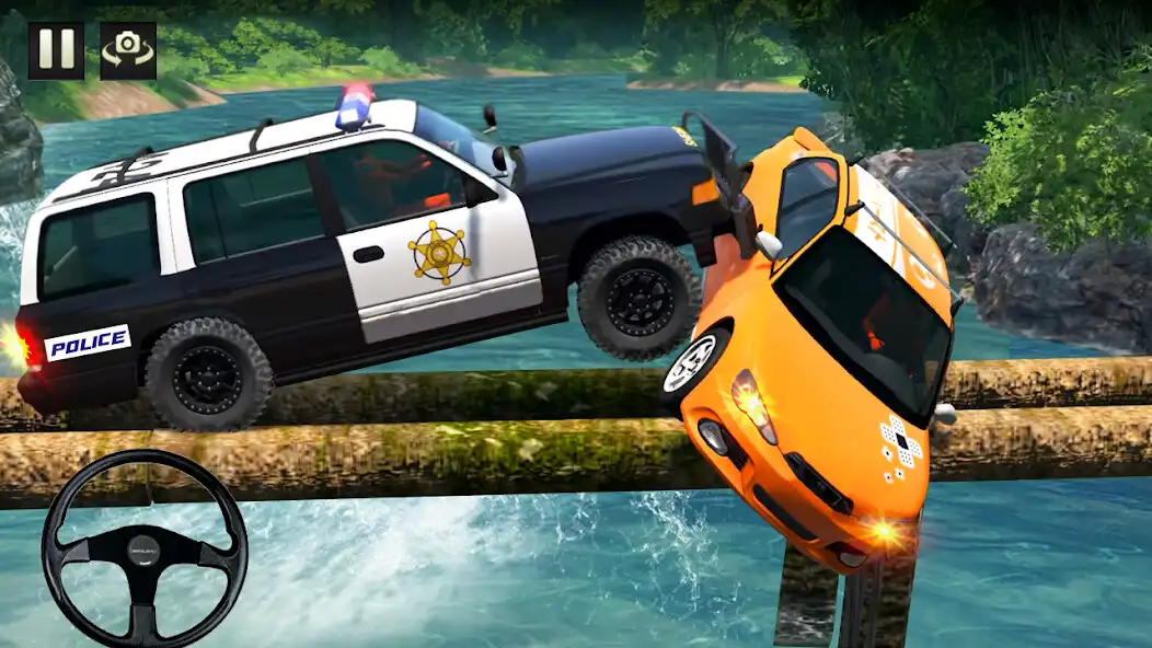 Play Fast Police Jeep Simulator: Po as an online game Fast Police Jeep Simulator: Po with UptoPlay