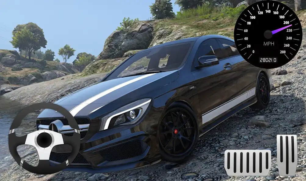 Play Fast Race Mercedes CLA 45 Parking  and enjoy Fast Race Mercedes CLA 45 Parking with UptoPlay