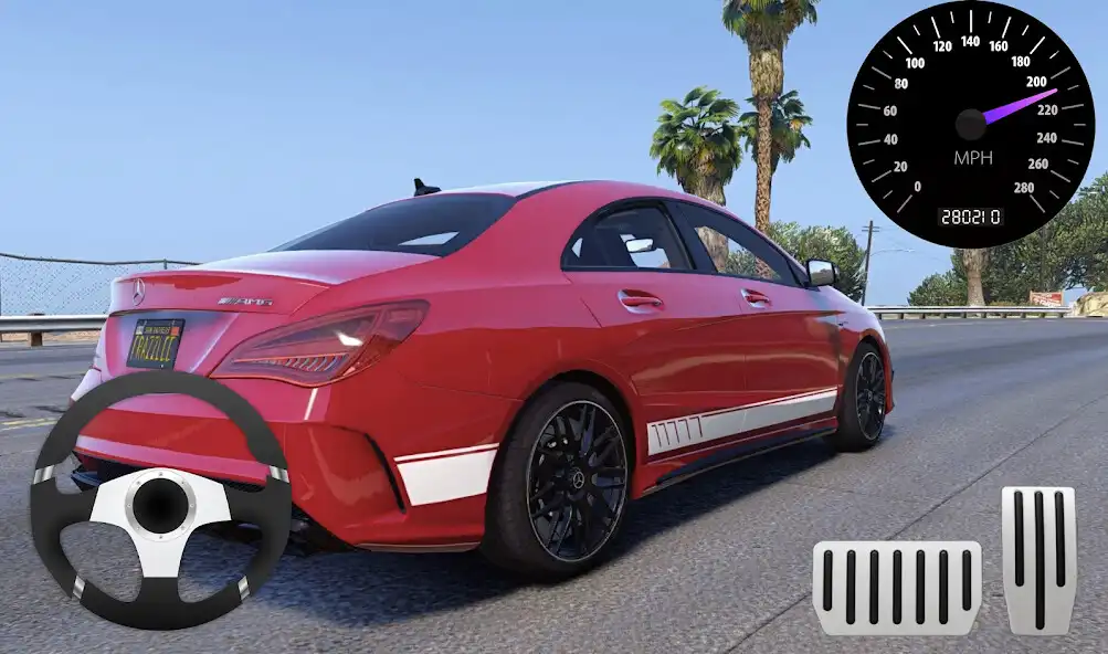 Play Fast Race Mercedes CLA 45 Parking as an online game Fast Race Mercedes CLA 45 Parking with UptoPlay