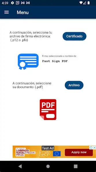 Play Fast Sign PDF: Firma PDF as an online game Fast Sign PDF: Firma PDF with UptoPlay
