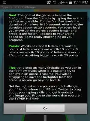 Play Fast typer challenge