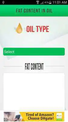 Play Fat Content in Oil