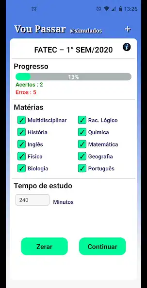 Play Fatec - Vou Passar simulados  and enjoy Fatec - Vou Passar simulados with UptoPlay