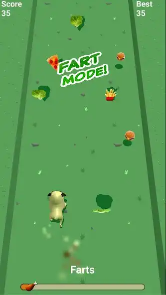 Play Fat Pug Run as an online game Fat Pug Run with UptoPlay