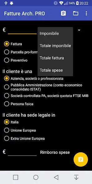 Play Fatture Architetti PRO as an online game Fatture Architetti PRO with UptoPlay