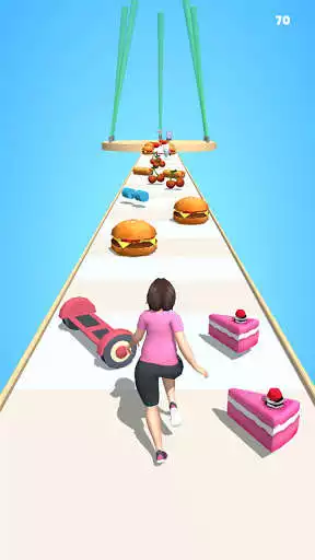 Play Fatty Run 3D  and enjoy Fatty Run 3D with UptoPlay