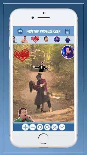 Play Fausto PhotoSticker as an online game Fausto PhotoSticker with UptoPlay