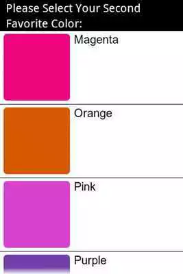 Play Favorite Color PersonalityTest