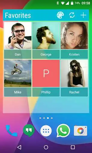 Play APK Favorites Widget  and enjoy Favorites Widget with UptoPlay com.ptelad.favoritecontactswidget