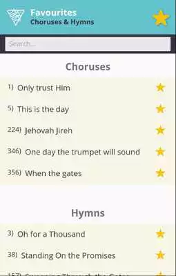 Play Favourites - Choruses  Hymns