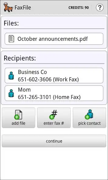Play FaxFile - Send Fax from phone as an online game FaxFile - Send Fax from phone with UptoPlay