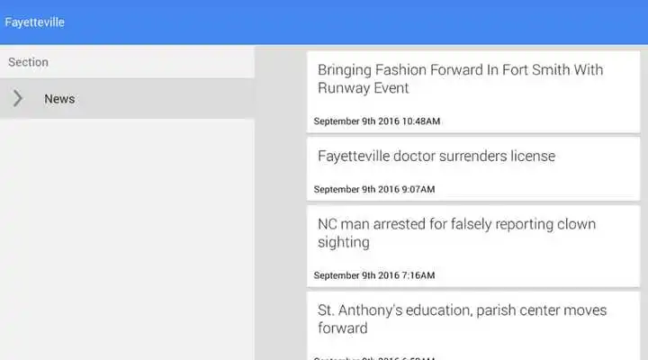 Play Fayetteville News