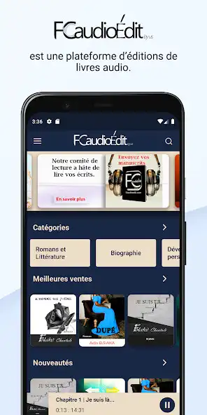 Play FCaudioÉdit : Livres Audio  +  and enjoy FCaudioÉdit : Livres Audio  + with UptoPlay