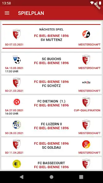 Play FC Biel-Bienne 1896 as an online game FC Biel-Bienne 1896 with UptoPlay