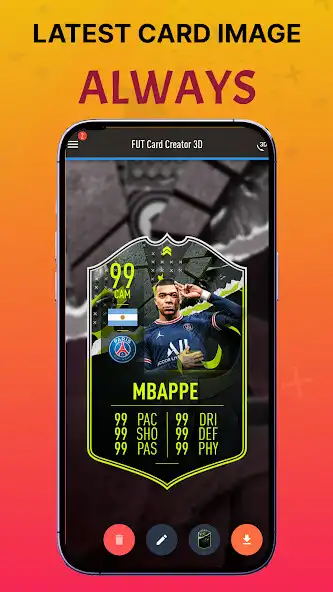 Play FC Card Creator 3D as an online game FC Card Creator 3D with UptoPlay