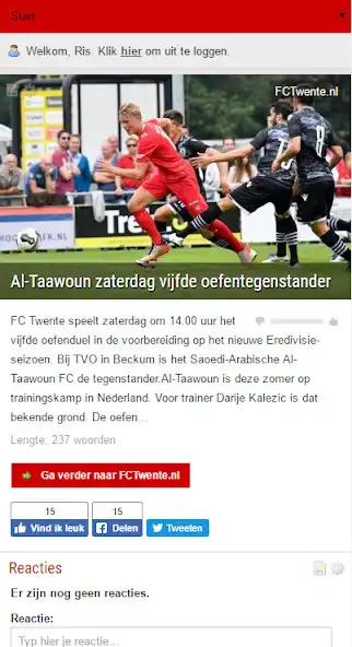 Play FC Twente Online as an online game FC Twente Online with UptoPlay
