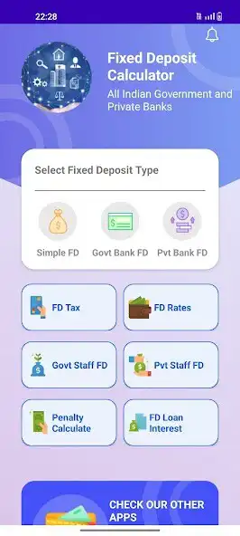Play FD Calculator SBI PNB BOB HDFC  and enjoy FD Calculator SBI PNB BOB HDFC with UptoPlay