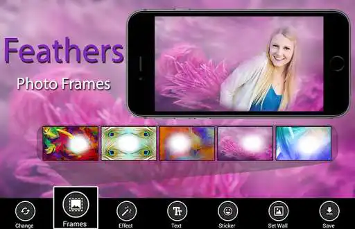 Play Feathers Photo Frames - peacock blur effect editor  and enjoy Feathers Photo Frames - peacock blur effect editor with UptoPlay