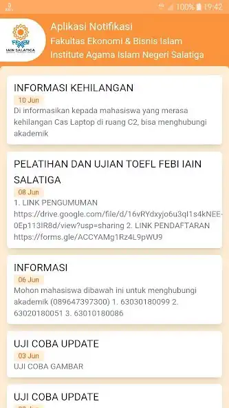 Play FEBI Notification  and enjoy FEBI Notification with UptoPlay