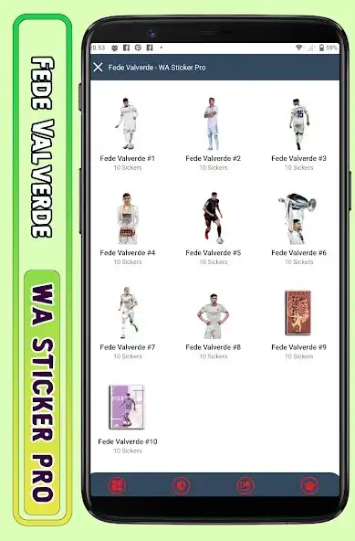 Play Fede Valverde - WA Sticker Pro  and enjoy Fede Valverde - WA Sticker Pro with UptoPlay