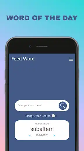 Play FeedWord - English Word Meaning & Urban Dictionary as an online game online FeedWord - English Word Meaning & Urban Dictionary with UptoPlay Play FeedWord - English Word Meaning & Urban Dictionary as an online game FeedWord - English Word Meaning & Urban Dictionary with UptoPlay