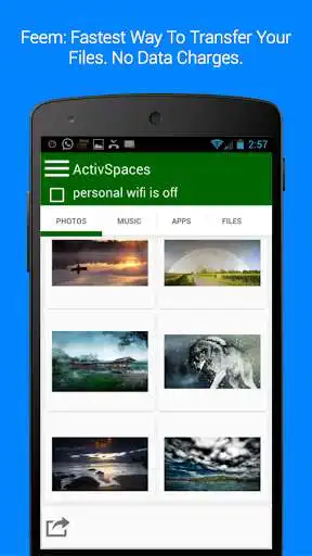 Play Feem v3 Lite: WiFi File Share  and enjoy Feem v3 Lite: WiFi File Share with UptoPlay