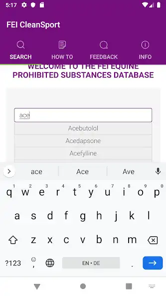 Play FEI CleanSport Database as an online game FEI CleanSport Database with UptoPlay
