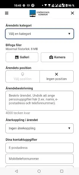 Play Felanmälan Strömstads Kommun as an online game Felanmälan Strömstads Kommun with UptoPlay