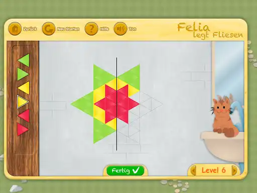 Play Felia legt Fliesen as an online game Felia legt Fliesen with UptoPlay