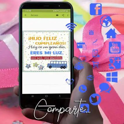 Play Feliz Cumpleaños Hijo - Dedicatorias e Imágenes as an online game Feliz Cumpleaños Hijo - Dedicatorias e Imágenes with UptoPlay