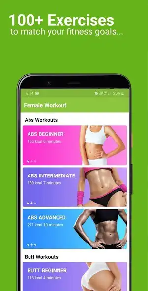 Play Female Fitness - Home Workout as an online game Female Fitness - Home Workout with UptoPlay