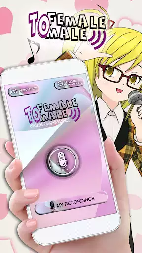 Play Female To Male Voice Converter  and enjoy Female To Male Voice Converter with UptoPlay