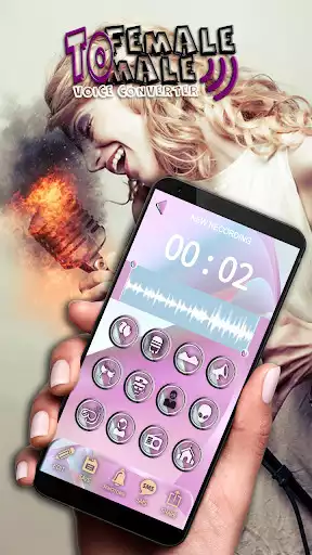 Play Female To Male Voice Converter as an online game Female To Male Voice Converter with UptoPlay