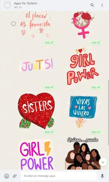 Play Feminista Stickers Animados  and enjoy Feminista Stickers Animados with UptoPlay