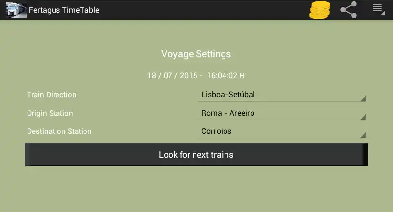 Play Fertagus Trains TimeTable