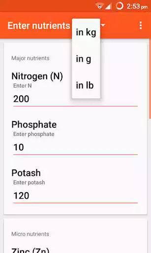 Play Fertilizer calculator n2f