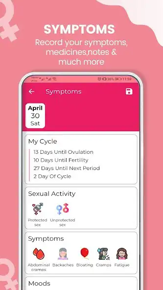 Play Fertilo Period TrackerCalendar as an online game Fertilo Period TrackerCalendar with UptoPlay