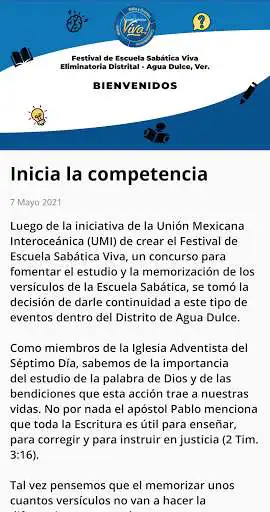 Play Festival Escuela Sabática Viva as an online game Festival Escuela Sabática Viva with UptoPlay